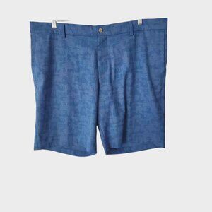 Peter Millar Shorts Crown Crafted Carrboro Guitar Camo Blue Performance Mens 40